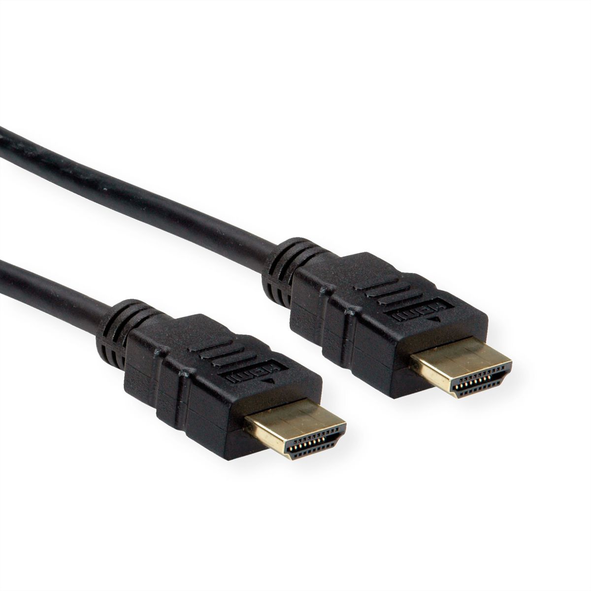 ROLINE HDMI High Speed Kabel mit Ethernet, TPE, schwarz, 1,5 m