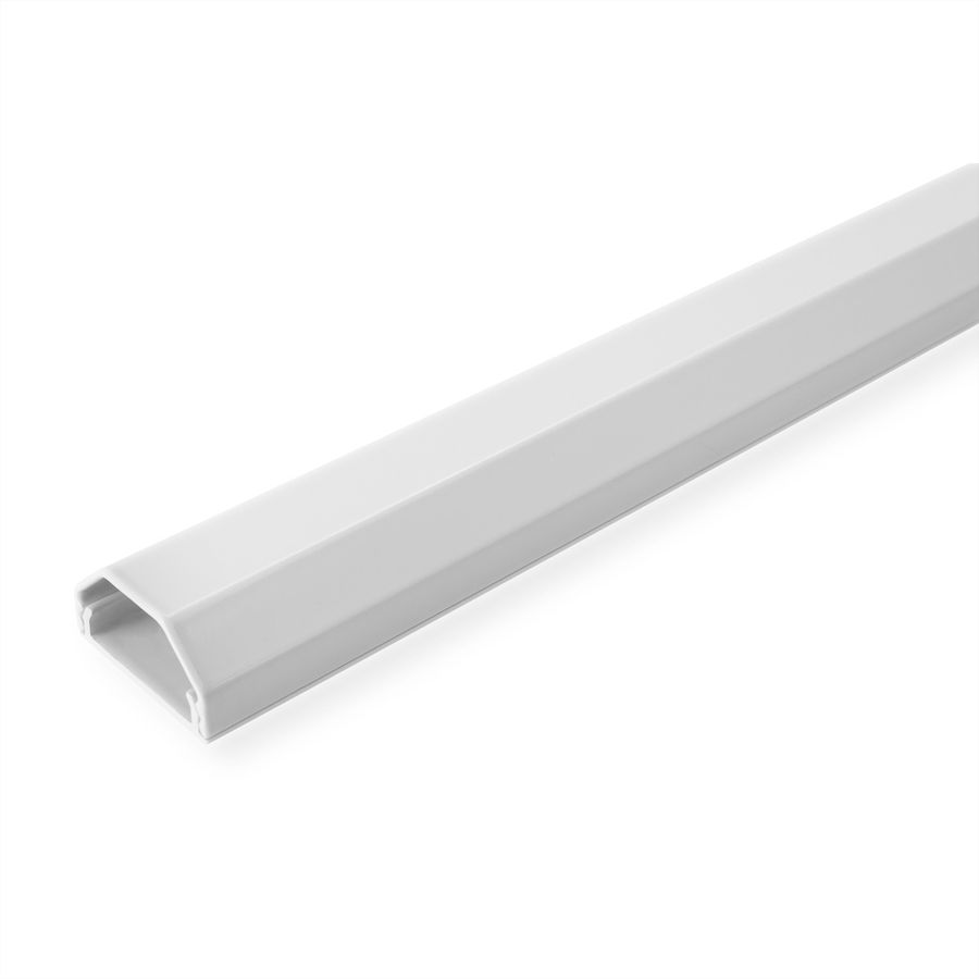 ROLINE Canal de câbles alu, 33x18mm, blanc, 1,1 m