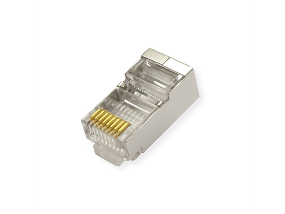 ROLINE Modular-Plug geschirmt, Cat.5e (Class D), 10 Stck
