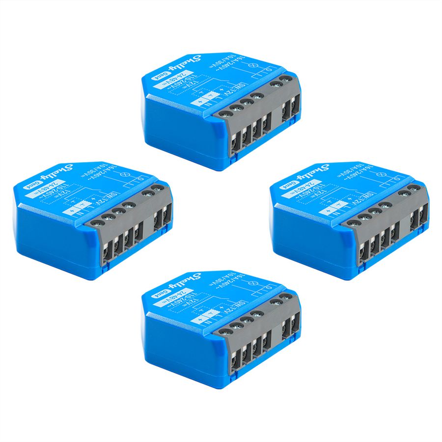 Shelly Schaltaktor 1 Gen4, (Quadro pack)
