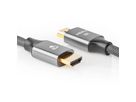 Nedis 8K HDMI Ultra HD Kabel, ST/ST, grau, 1m