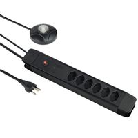 Schönenberger Prise multiple Principio+, 6x T13, 3.0m, interrupteur ext., noir
