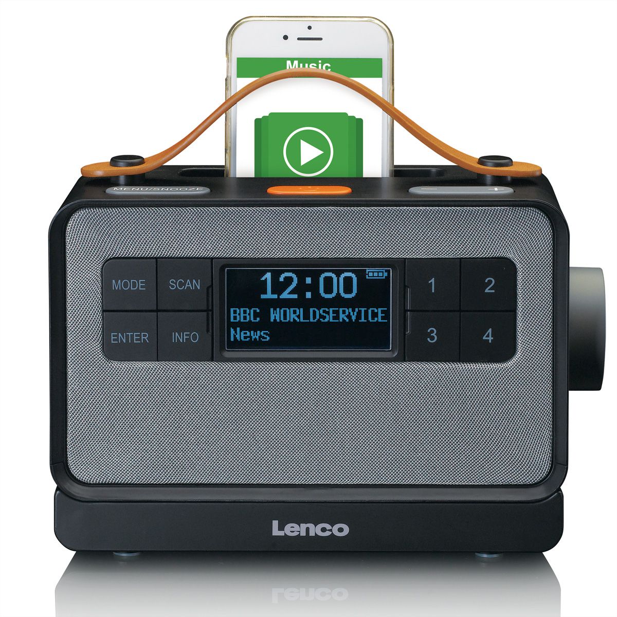 Lenco DAB+ Radio PDR-065BK