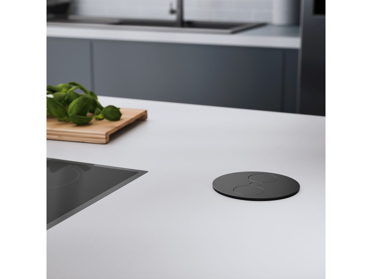 BACHMANN TWIST 1xUTE 2xKeystone noir 30GE satiné