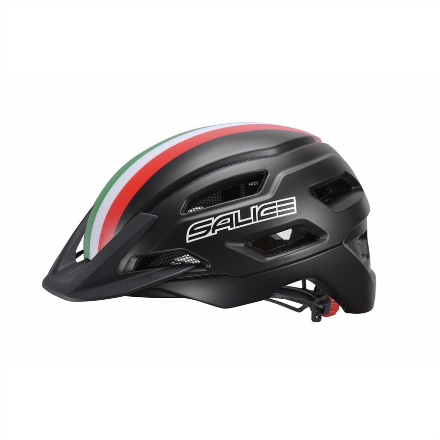 Salice Occhiali Velohelm Stelvio, M-L 54-60, Black ITA