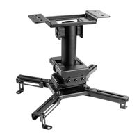 VALUE Hochbelastbare Projektor-Deckenhalterung, bis 45 kg, schwarz