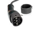 ROLINE Câble de recharge VE type2, 1-Phase, 250VAC (1P+N+E), 32 A, 7,4 kW, spirale (max. 5m)