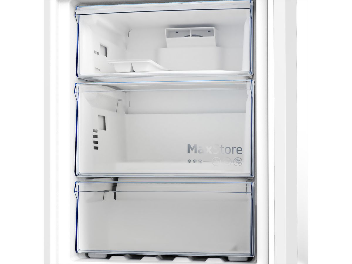 **DEMO**Beko Kühl-Gefrierkombination KG510, 324l, E, Inox