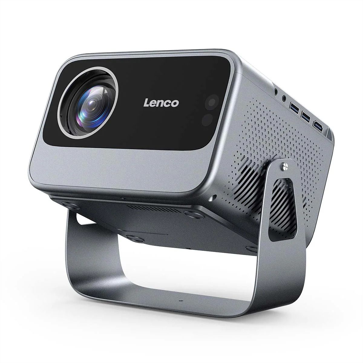 Lenco LPJ-960SI Full HD 1080p LCD-Projektor mit WLAN, , Silber