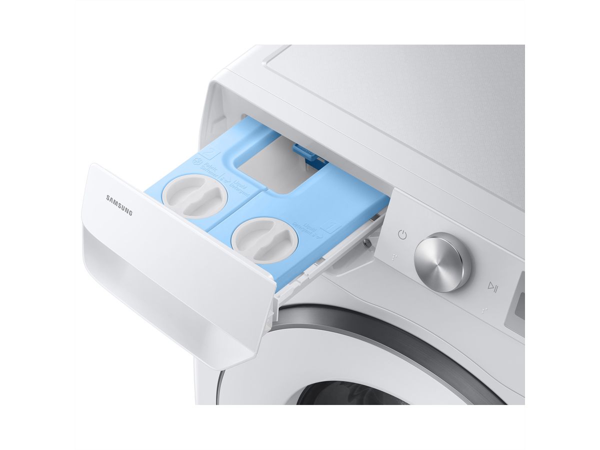 Samsung Waschmaschine WW6000 9kg, A, weiss, AI EcobubbleTM