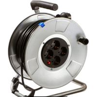 BACHMANN Touret de câble en tôle d'acier 4-f. 25m