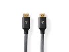Nedis HDMI High Speed Kabel mit Ethernet, grau, 2 m