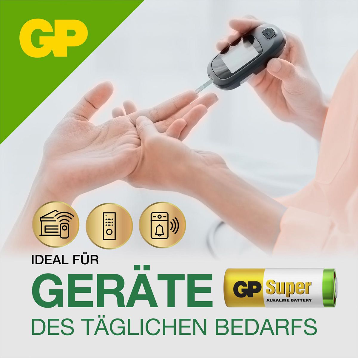 GP Super Batteries Alkaline N-Lady 2x, 1,5V
