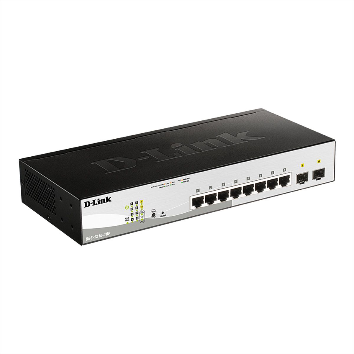 D-Link DGS-1210-10P 10-Port Web Smart Gigabit PoE Switch