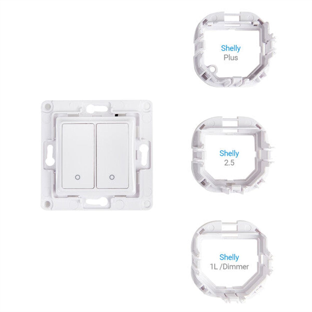 Shelly  Wall Switch encastré х2