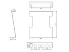 VALUE 19"-Schrank Tiefenerweiterung, 101,5mm, 2HE