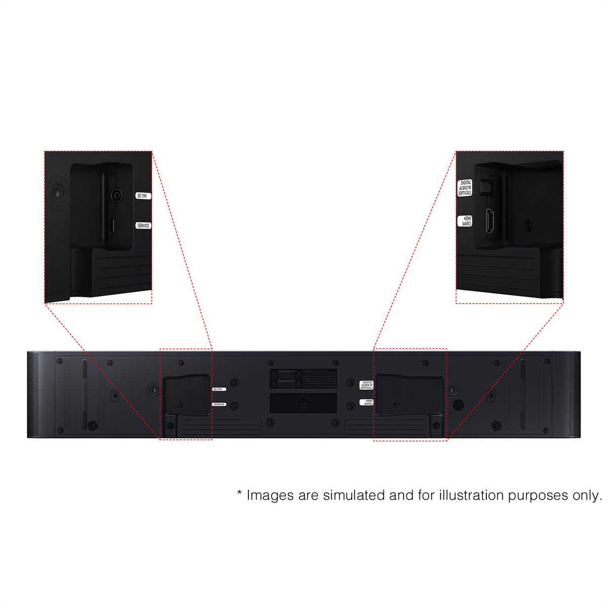 Samsung Soundbar HW-S60D, noir