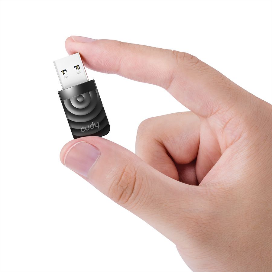 CUDY WU1300S AC1300 Adaptateur WiFi, USB 3.0