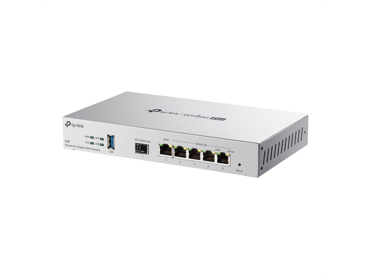 TP-Link Campus VPN Gateway G36, 5WAN SFP Gigabit Secure VPN Gateway