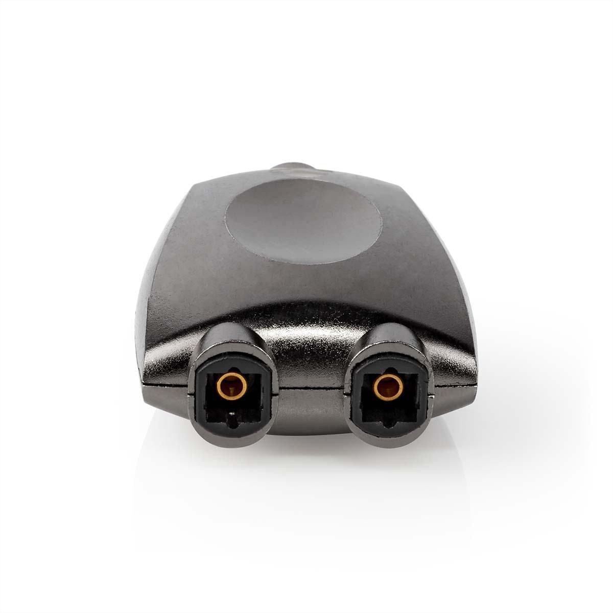 Nedis Toslink Adapter, Splitter, BU/BU, grau