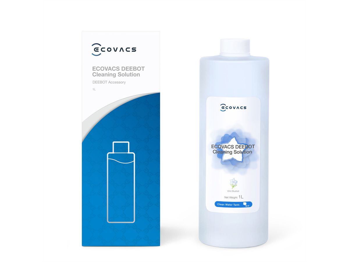 Ecovacs DEEBOT Reinigungslösung 1L, zu X1/T10, alle Serien von Deebot