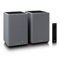 Lenco Aktiv Lautsprecher, 2x40W, Wood,, BT, opt.In, USB, AUX, SUB-Out, IR-FB.