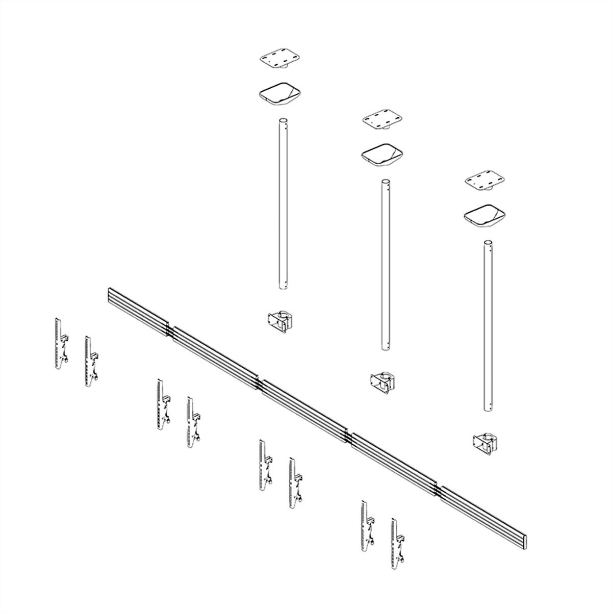 Hagor Support plafond CPS D4L 46-65