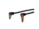 ROLINE USB 2.0 Kabel, Typ-C - Typ-A, ST/ST, 360° Rotation, schwarz / rot, 1 m