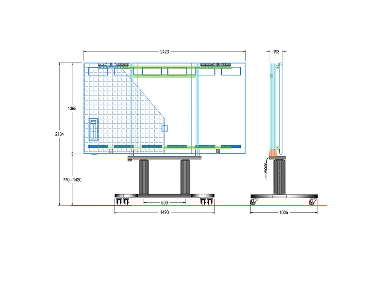 Hagor lift mobile Samsung IAB 110", mobile
