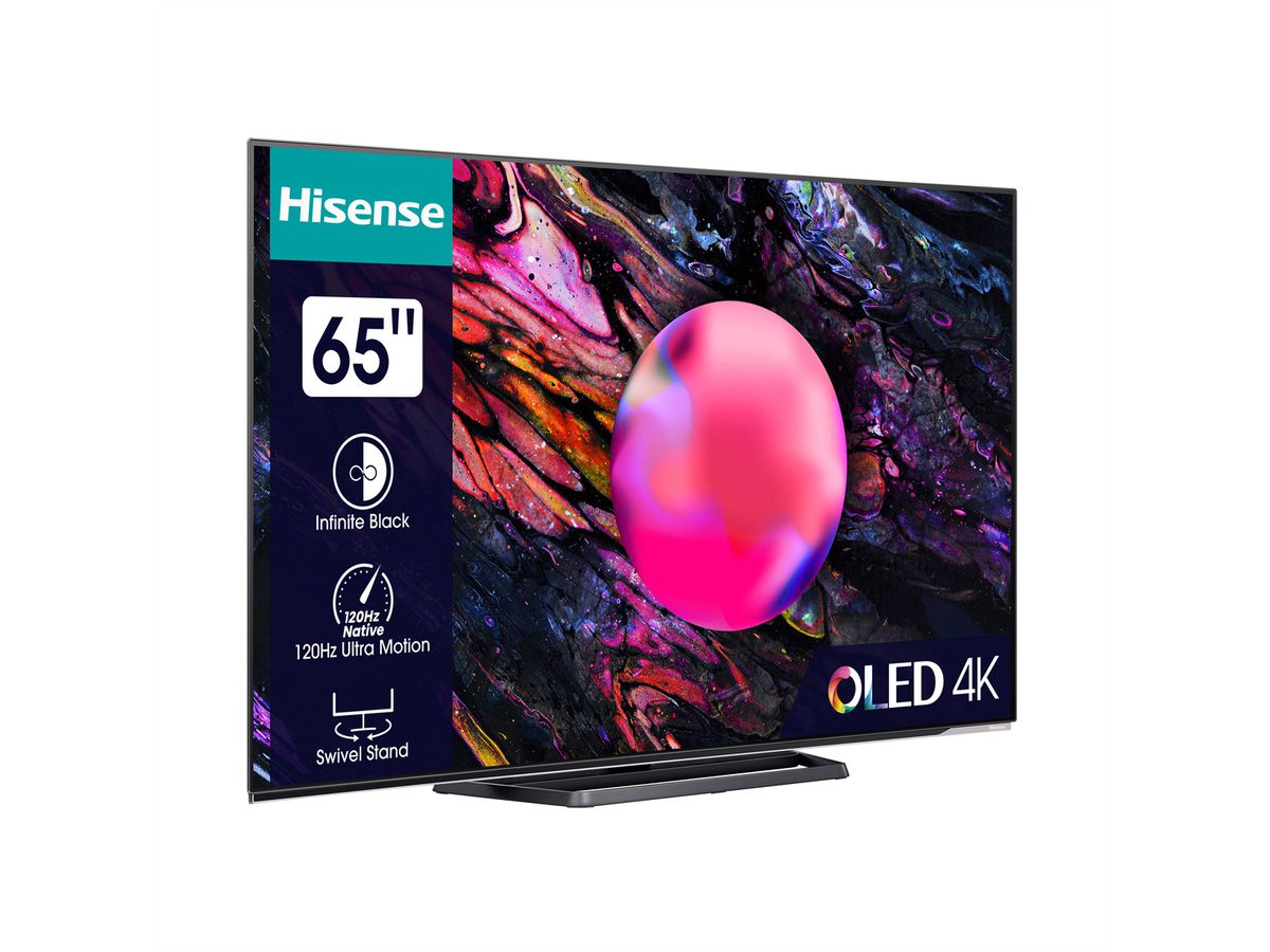 Hisense TV 65A85K, 65", 4K, OLED, 120 Hz