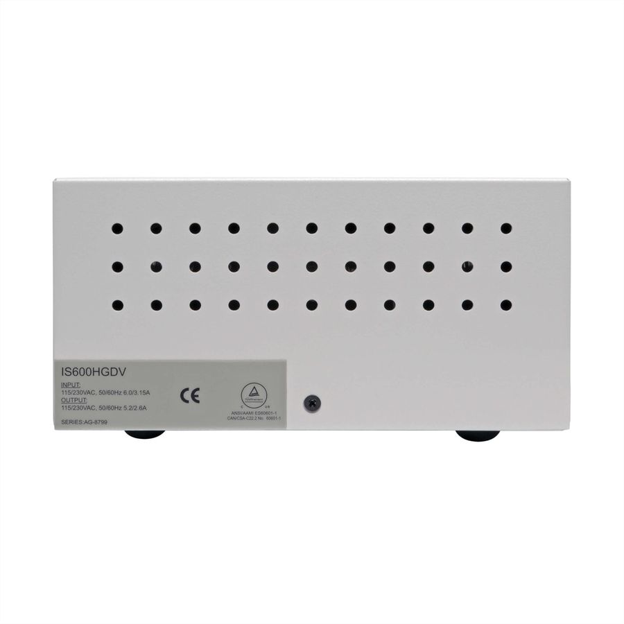 Eaton Isol. Trafo Dual-Volt. 115/230V 600W 60601-1 Medical C14 In 6 C13 Out