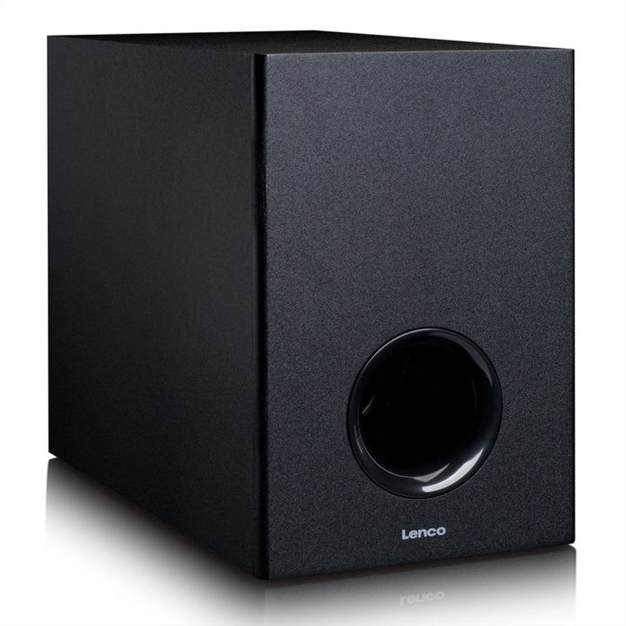 Lenco Barre de son avec subw. SBW-801BK, noir, HDMI
