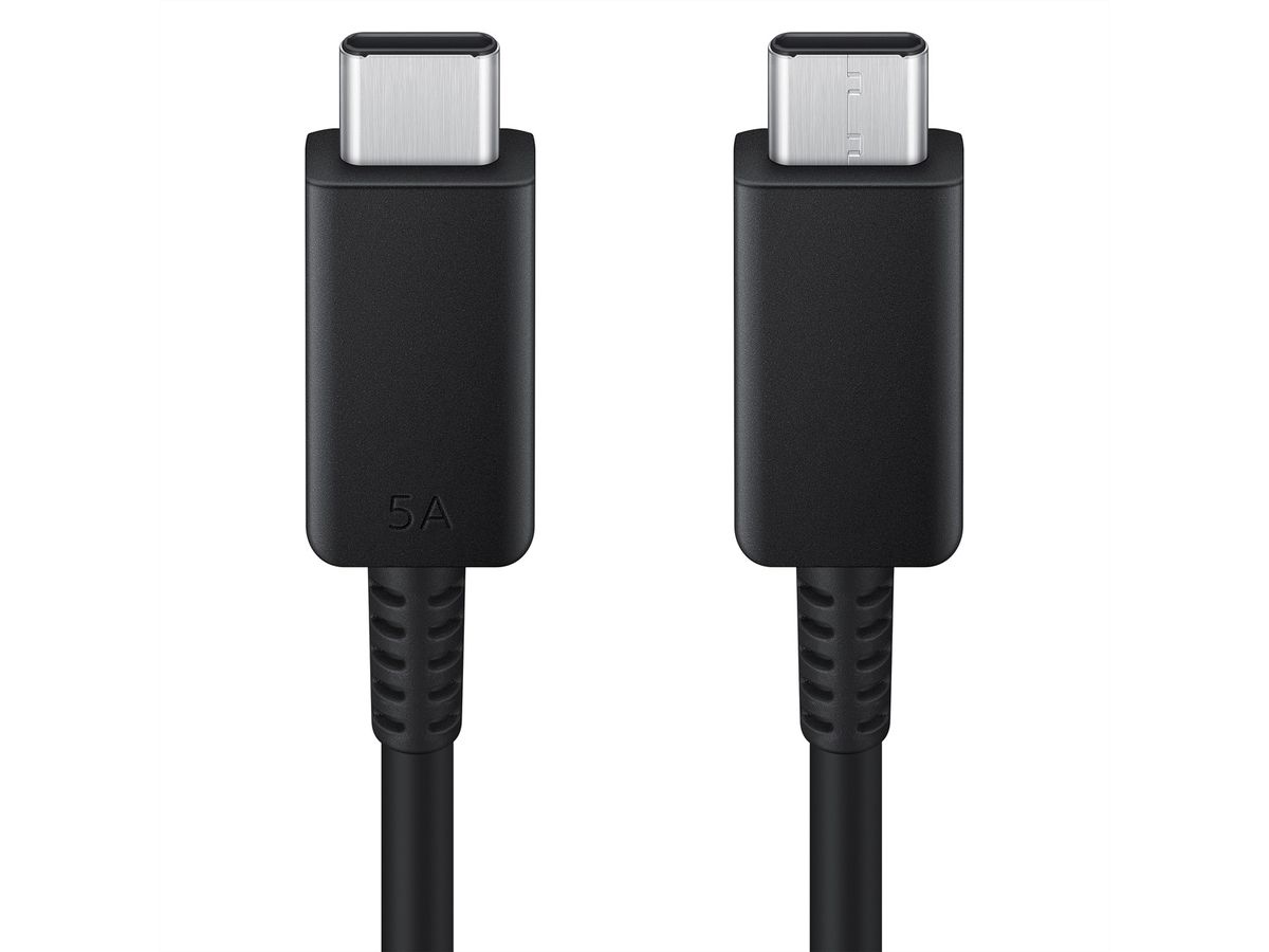 Câble Samsung USB-C 5A 1,8 m, noir, 1,8 m