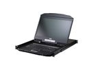 ATEN CL3708iNW Konsole ES WideSreen FHD über IP Switch 8 Port USB HDMI, ES-Layout