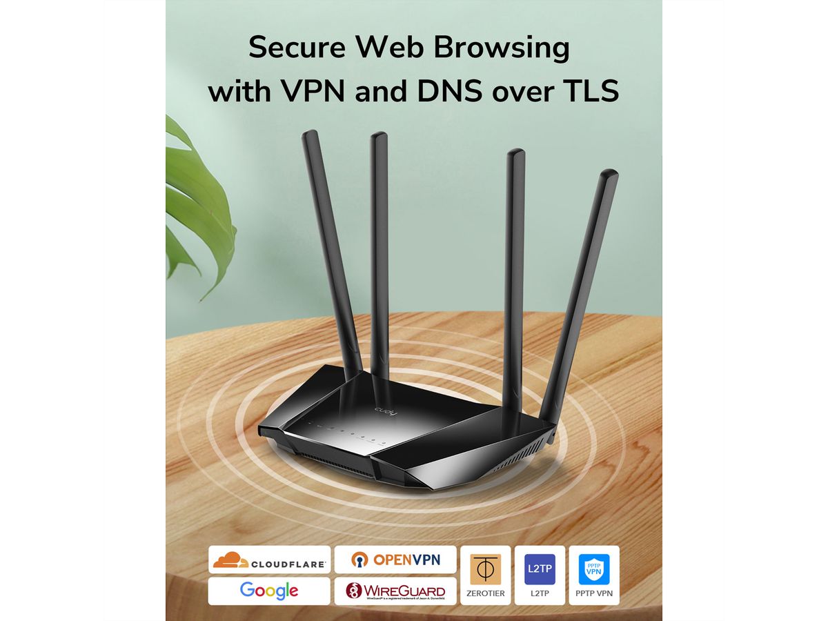 CUDY LT400 N300 Routeur WiFi 4G LTE, Cat4