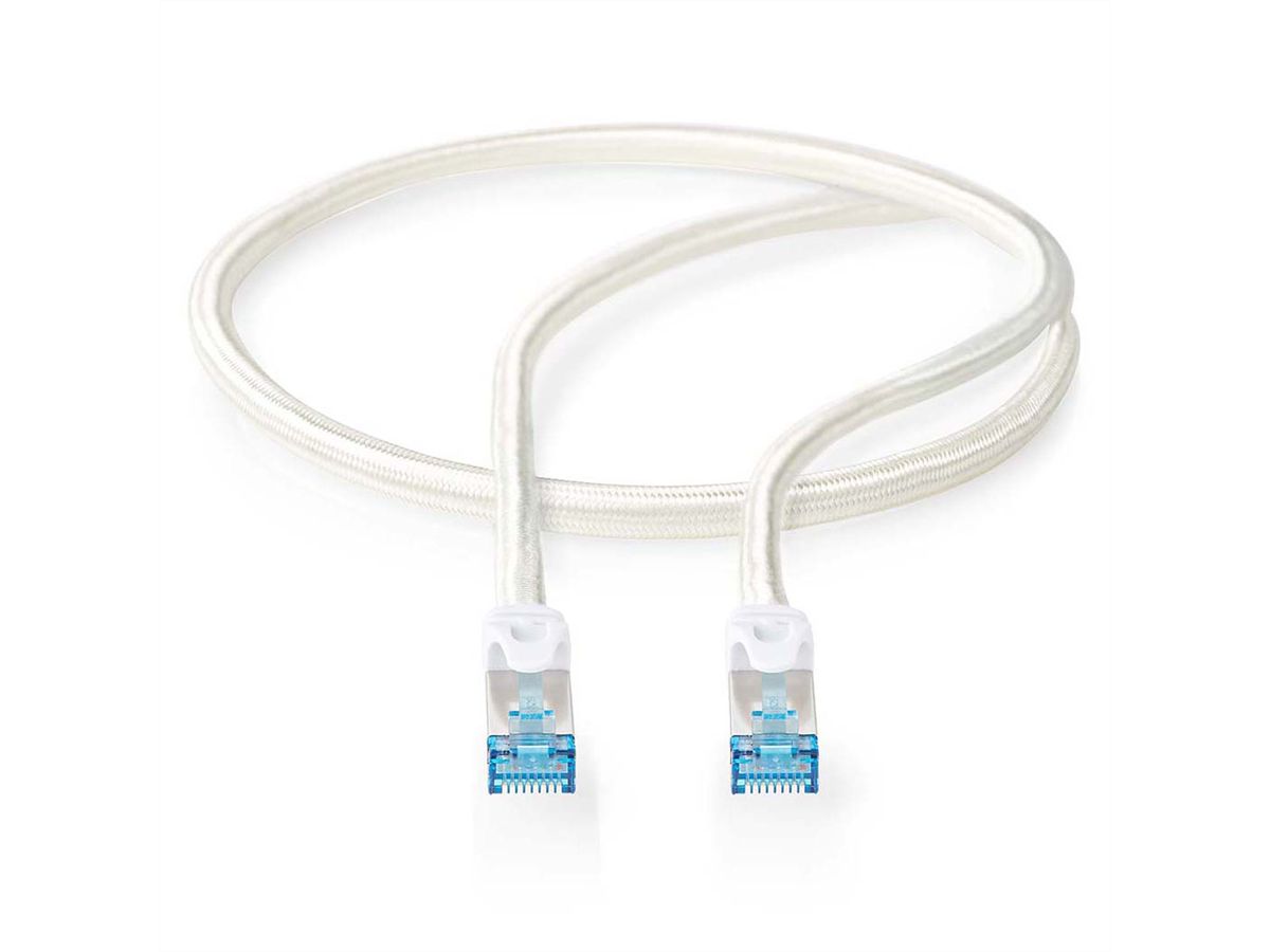 Nedis Patchkabel Cat.6A S/FTP, weiss, 2.0m