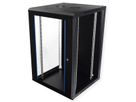 VALUE 19-Zoll Wandgehäuse 18HE, 600x600mm schwarz, Bausatz