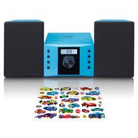 Lenco Chaîne hi-fi MC-013BU, bleu, CD/CD-R/CD-RW/FM, stéréo