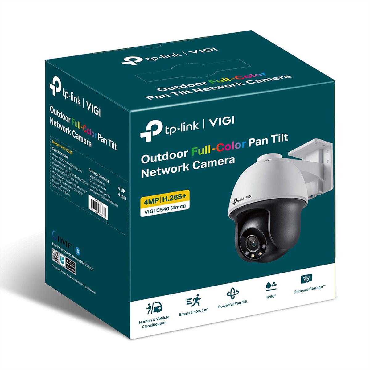TP-Link VIGI C540(4mm) PT-Kamera 4 MP, 79°, IR-LED 30m