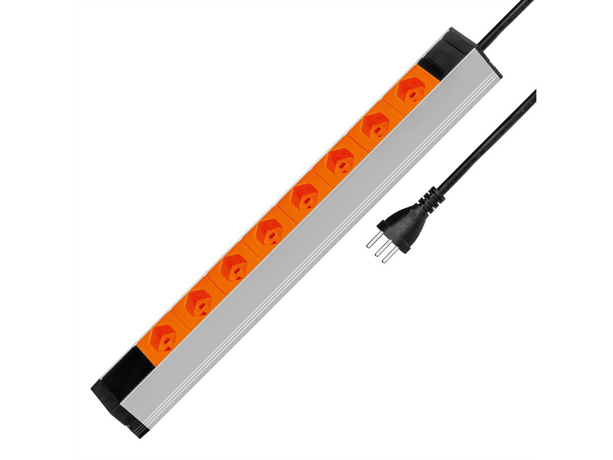 Steffen Bloc multiprise Alu Modular 19", 8x T23