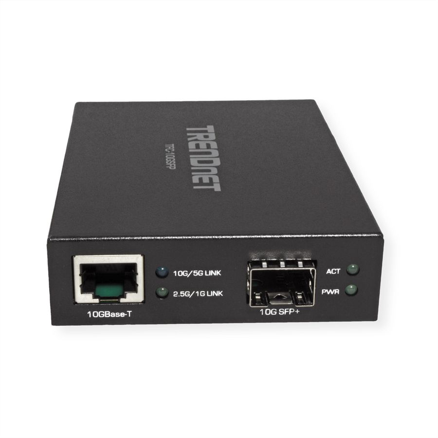 TRENDnet TFC-10GSFP Convertisseur de média, 10GBASE-T vers fibre SFP+