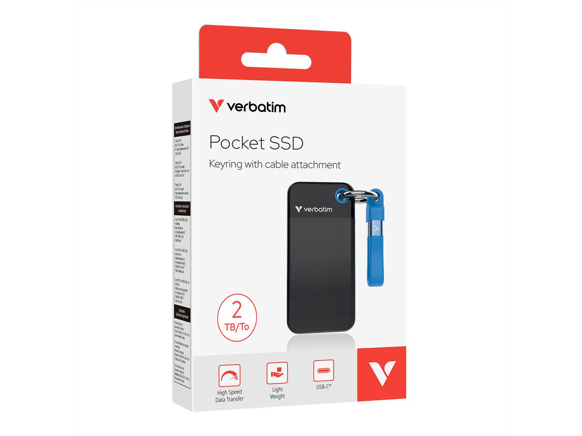 Verbatim Pocket SSD 2TB Black/Blue