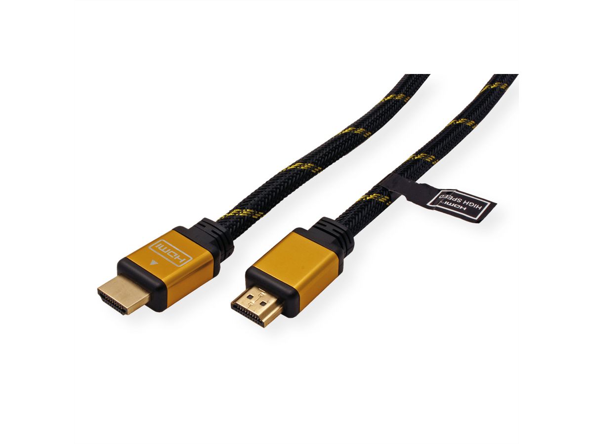 ROLINE GOLD Câble HDMI High Speed, M-M, 10 m