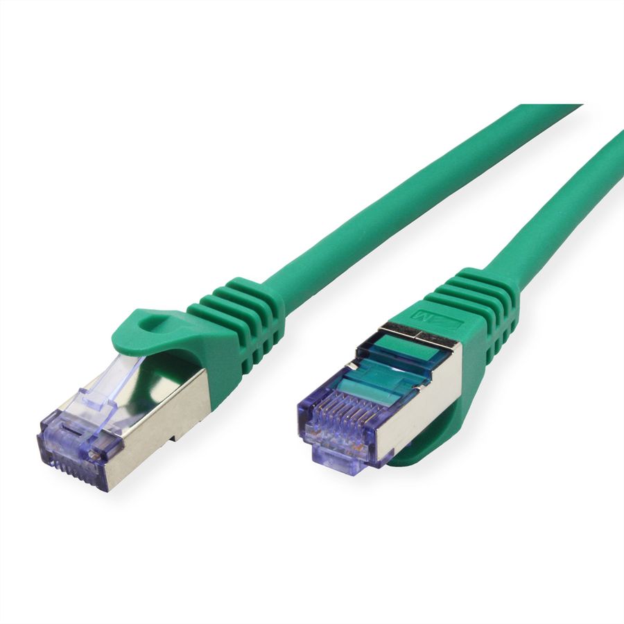 Cordon ROLINE S/FTP(PiMF) Cat.6A / 10 Gigabit, LSOH, Component Level, vert, 2 m