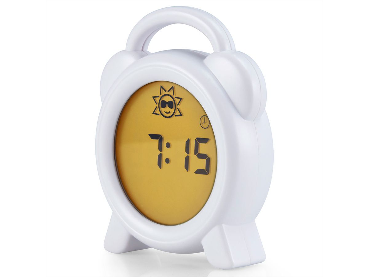 Alecto Baby Schlaftrainer Nachtlicht und Wecker BC-100, Weiss