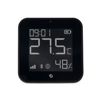 Shelly Affichage air et humidité Blu, Zigbee, noir