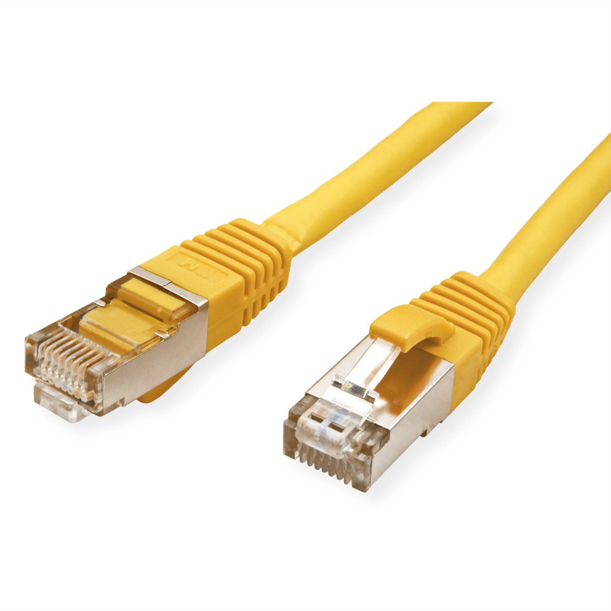 Cordon VALUE Cat.6 (Classe E) S/FTP LSOH, jaune, 2 m