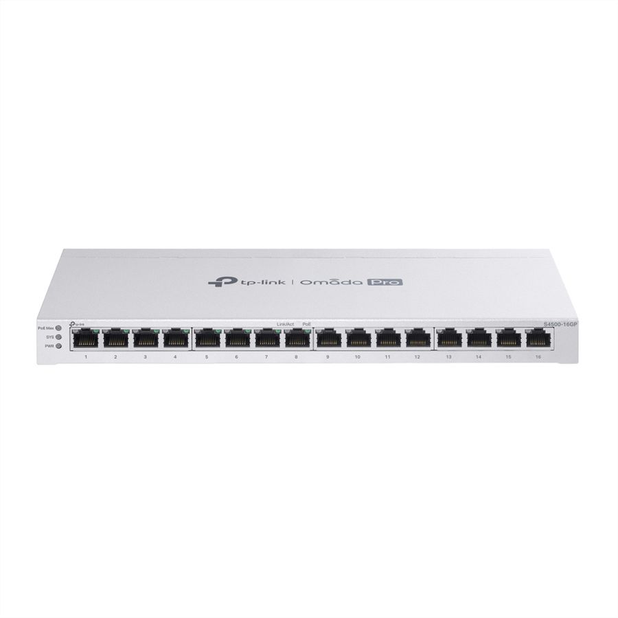 TP-Link Campus Switch S4500-16GP, 16x1G 8PoE Managed Switch