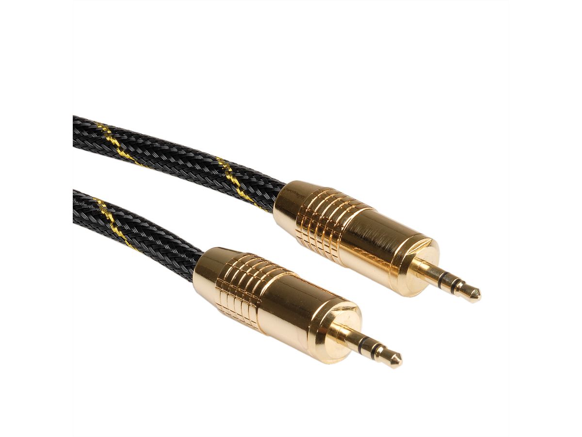 ROLINE GOLD 3,5mm Audio-Verbindungskabel ST/ST, 5 m