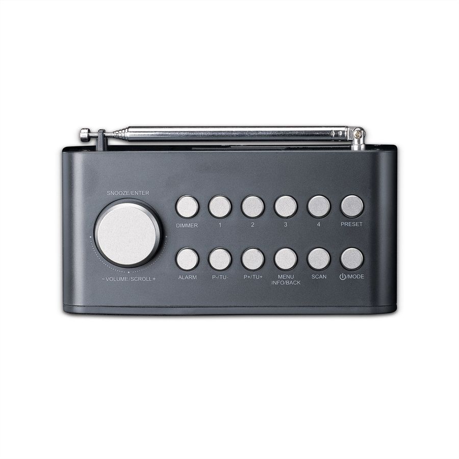 Lenco CR-625BK - Radio-réveil DAB+/ FM, BT, noir